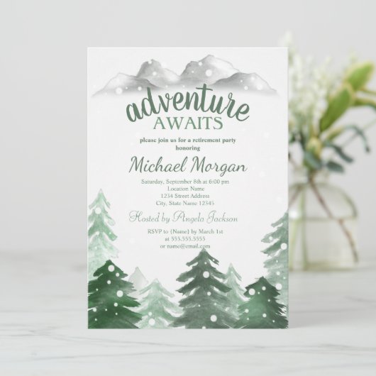 Adventure wacht op de aanleg van sneeuwruimtes in  kaart (Staand voorkant)