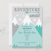 Adventure wacht op de uitnodiging van het Baby sho (Voorkant)