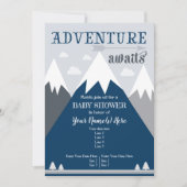 Adventure wacht op de uitnodiging van het Baby sho (Voorkant)