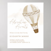 Adventure wacht op een neutrale luchtballon | Welk Poster (Voorkant)