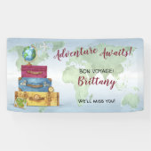 Adventure wacht op Geschakcases Farewell Moving Pa Spandoek (Horizontaal)