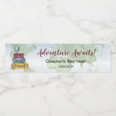 Adventure wacht op Geschakcases Farewell Moving Pa Waterfles Etiket (Enkel label)