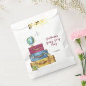 Adventure wacht op gitaarkoffers die weggaan bedankzakje (Gezegeld)