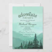Adventure wacht op Green Retirement Forest Mountai Kaart (Voorkant)