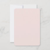 Adventure wacht op het Baby shower van de Roze Hot Bedankkaart (Achterkant)