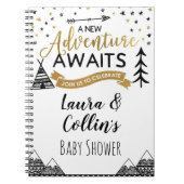 Adventure wacht op het Baby shower van het Guest B Notitieboek (Voorkant)