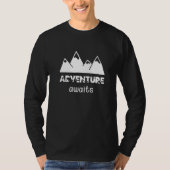 Adventure wacht op het wandelende kamp Trekking Mo T-shirt (Voorkant)