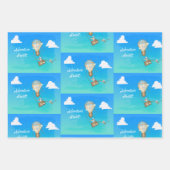 Adventure wacht op hotair ballonapen inpakpapier vel (Voorkant 3)