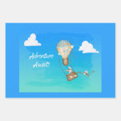 Adventure wacht op hotair ballonapen inpakpapier vel (Voorkant 2)