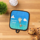 Adventure wacht op hotair ballonapen pannenlap (Top down)