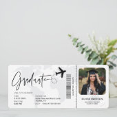Adventure wacht op instapkaart Foto Afstuderen Kaart (Staand voorkant)