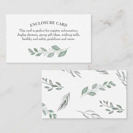 Adventure wacht op Kaart Groene bergbehuizing Visitekaartje (Voorkant / Achterkant)