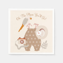 Adventure wacht op Little Boho Baby Clothes Shower Servet