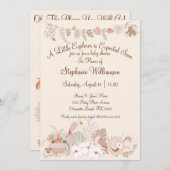 Adventure wacht op Little Explorer Boy Boho Shower Kaart (Voorkant / Achterkant)