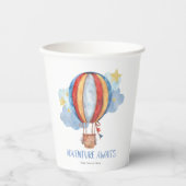 Adventure wacht op opvliegers van luchtballonvaarz papieren bekers (Voorkant)