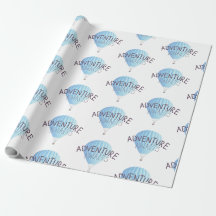 Adventure wacht op papier met overvulling