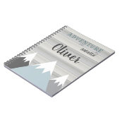 Adventure wacht op Photo Book Memory Boy Notitieboek (Linkerzijde)