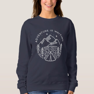 Adventure wacht op Raglan Sweatshirt voor vrouwen