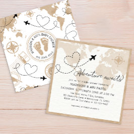 Adventure wacht op uitnodiging voor Baby shower