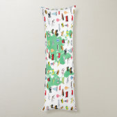 Adventure wacht op Wereldkaart Voertuigen Lichaamskussen (Achterkant (Verticaal))