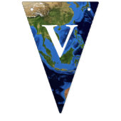 Adventure wacht op Wereldkaart Wereldbol Aarde Vlaggetjes (Derde vlag)