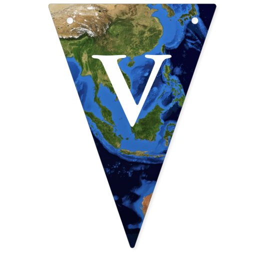 Adventure wacht op Wereldkaart Wereldbol Aarde Vlaggetjes (Derde vlag)