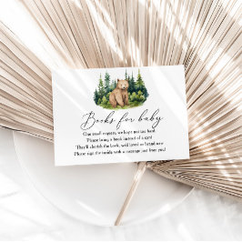 Adventure wacht op Woodland Beer boeken voor Baby Informatiekaartje