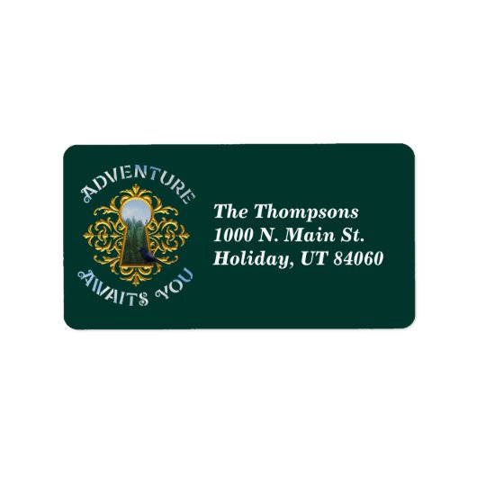 Adventure wacht / Return Address Labels (Voorkant)