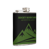 Adventure wacht Rocky Mountains logo aangepaste dr Heupfles (Rechts)