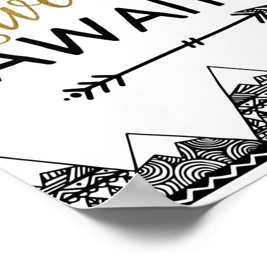 Adventure wacht Sign Poster (Hoek)