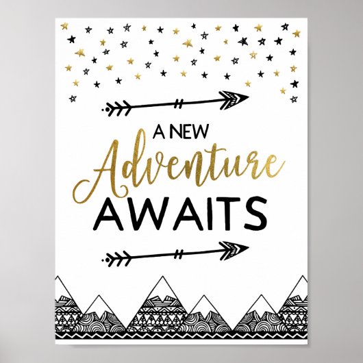 Adventure wacht Sign Poster (Voorkant)