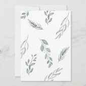 Adventure wacht Waterverf Mountain Baby shower Kaart (Achterkant)