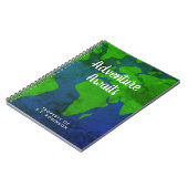 Adventure wacht wereldkaart aangepast journaal notitieboek (Linkerzijde)