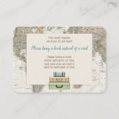 Adventure wacht Wereldkaart Book Request Enclosure Informatiekaartje (Voorkant)