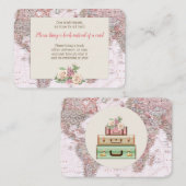 Adventure wacht Wereldkaart Book Request Enclosure Informatiekaartje (Voorkant / Achterkant)