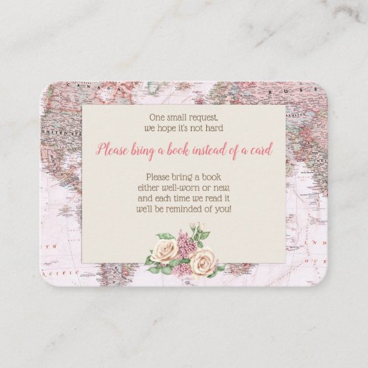 Adventure wacht Wereldkaart Book Request Enclosure Informatiekaartje (Voorkant)