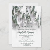 Adventure wacht winterpine-sneeuwverlenging kaart (Voorkant)