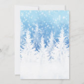 Adventure wacht winterpine Tree-partij Kaart (Achterkant)