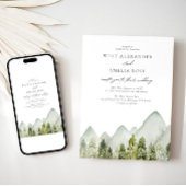 Adventure Wedding Invitation Kaart