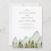 Adventure Wedding Invitation Kaart (Voorkant)
