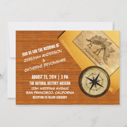 Adventure Wedding Invitation Kaart (Voorkant)