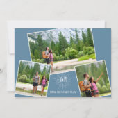 Adventure Wedding Photo Sla de datum Uitnodiging o (Achterkant)