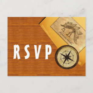Adventure Wedding RSVP Briefkaart