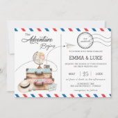 Adventure Wedreis Reisreis Post Kaart (Voorkant)