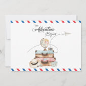 Adventure Wedreis Reisreis Post Kaart (Achterkant)