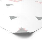 Adventure Welkomstteken Roze meisje Poster (Hoek)