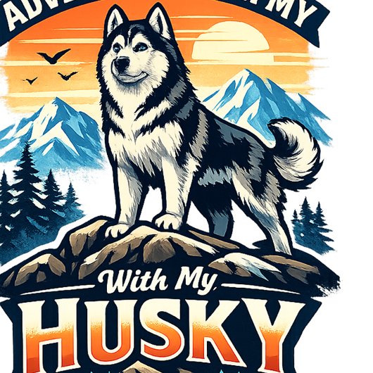 Adventure With My Husky Dog Lover Cap Trucker Pet