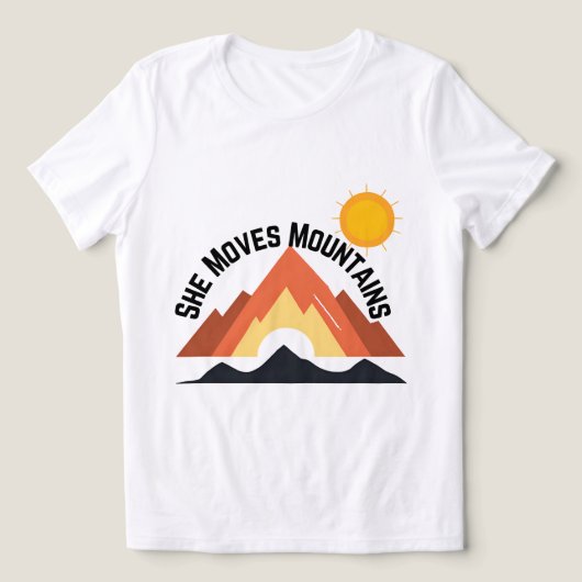 Adventure Women's Shirt - Ze beweegt bergen (Design voorkant)
