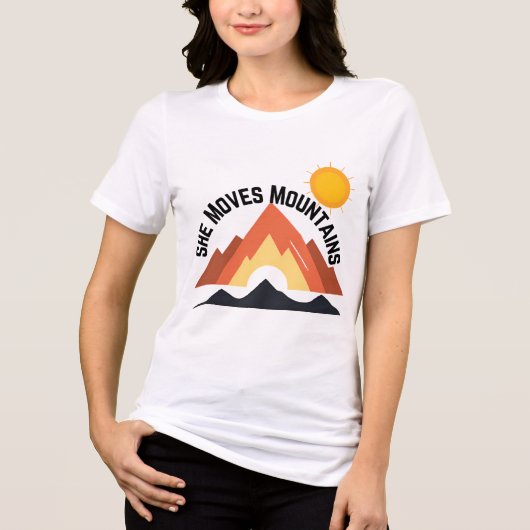 Adventure Women's Shirt - Ze beweegt bergen (Voorkant)