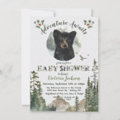 Adventure Woodland Baby Baby shower Beer Kaart (Voorkant)